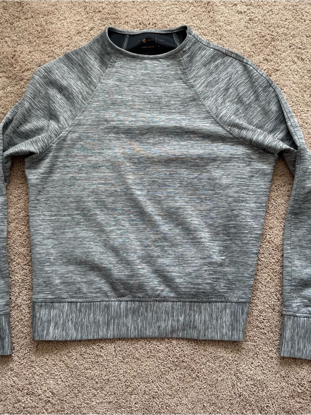 Lou & Grey Heather Gray Crewneck Pullover